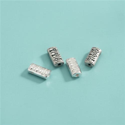 925 Sterling Silver Beads, DIY, more colors for choice, 9.30x4.60mm, Hole:Approx 1mm, Sold By PC