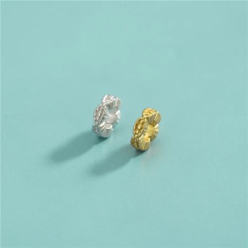 Gioielli Spacer Beads, 925 sterline d'argento, DIY, nessuno, 6.30x1.90mm, Foro:Appross. 3mm, Venduto da PC