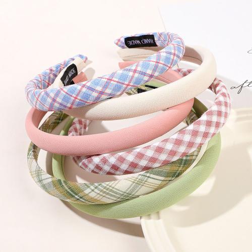 Hair Bands Cloth with Plastic fashion jewelry & for woman Sold By PC