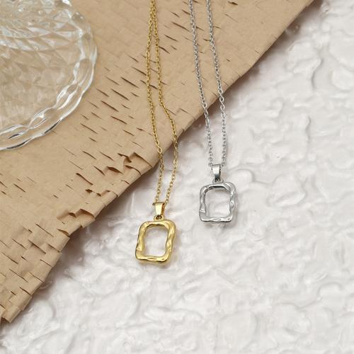 Stainless Steel Jewelry Necklace 304 Stainless Steel with 5cm extender chain plated fashion jewelry Length 40 cm Sold By PC