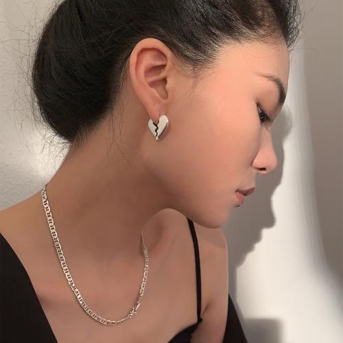 Brass Leverback Earring Heart plated fashion jewelry nickel lead & cadmium free Sold By Pair