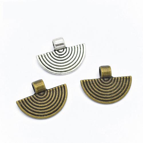 Zinc Alloy Pendants Fan plated DIY Sold By PC