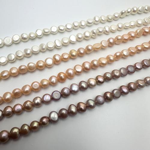 Keshi Cultured Freshwater Pearl Beads, DIY, more colors for choice, 6-7mm, Sold Per Approx 37 cm Strand