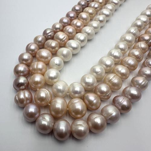 Brambor pěstované sladkovodní perle, Sladkovodní Pearl, DIY, více barev na výběr, 11-12mm, Prodáno za Cca 37 cm Strand