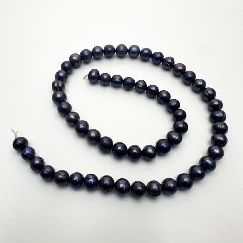 Cultured Potato Freshwater Pearl Beads, DIY, black, 6-7mm, Sold Per Approx 37 cm Strand