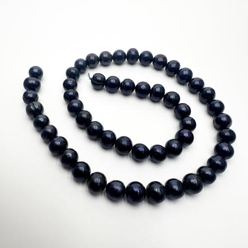 Kartoffel ferskvandskulturperle Beads, Ferskvandsperle, du kan DIY, sort, 7-8mm, Solgt Per Ca. 37 cm Strand