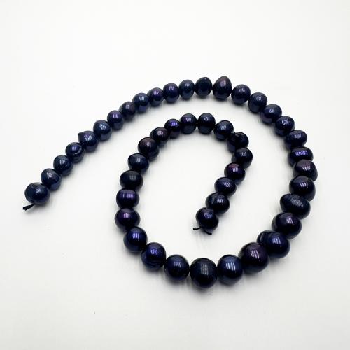 Cultured Potato Freshwater Pearl Beads DIY black 8-9mm Sold Per Approx 37 cm Strand