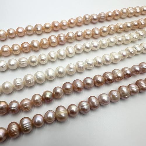 Krumpir Kulturan Slatkovodni Pearl perle, možete DIY, više boja za izbor, 7-8mm, Prodano Per Približno 37 cm Strand