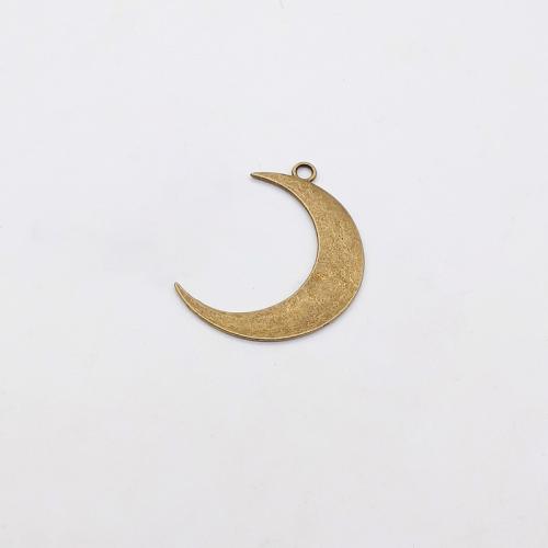 Zinc alliage Moon pendentifs, alliage de zinc, lune, DIY, plus de couleurs à choisir, 43x32mm, Vendu par PC