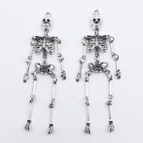 Fashion Halloween vedhæng, Zinc Alloy, Halloween Design & du kan DIY, 16x72mm, Solgt af PC