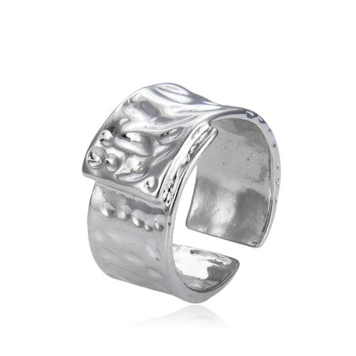 Anillo de dedo de latón, metal, Joyería & unisexo, más colores para la opción, Vendido por UD