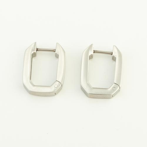 Stainless Steel Lever Back Earring, 304 Stainless Steel, fashion jewelry & for woman, original color, 17x14mm, Sold By Pair