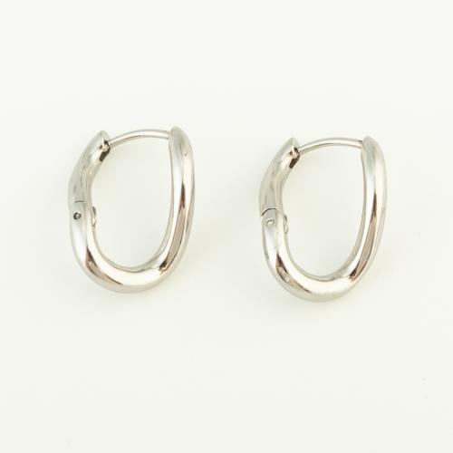 ステンレススチールレバーバックピアス, 304ステンレススチール, ファッションジュエリー & 女性用, オリジナルカラー, 19x14mm, 売り手 ペア