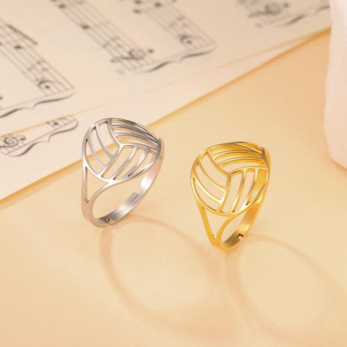 Stainless Steel Finger Ring 304 Stainless Steel fashion jewelry & Unisex Sold By PC