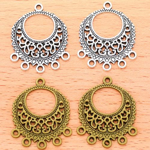 Zinco-Alloy-Connettore, lega in zinco, placcato, DIY & 1/5 anello del connettore, nessuno, 33x27mm, 100PC/borsa, Venduto da borsa