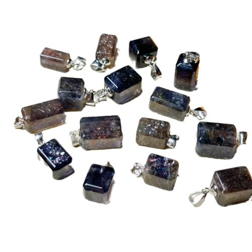 Gemstone Pendants Jewelry, Iolite, Natural & random style & DIY, About 10-20mm, Sold By PC