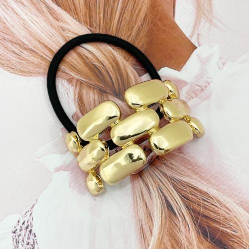 Ponytail Holder Zinc Alloy with Rubber Band for woman Sold By PC