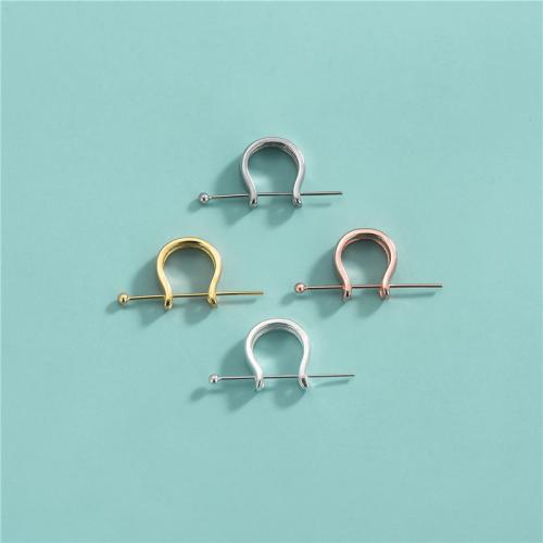 Risultati di braccialetto in argento sterling, 925 sterline d'argento, DIY, Colore casuale, Appross. 4PC/lotto, Venduto da lotto