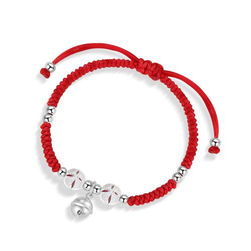 Pulseiras de prata, 925 de prata esterlina, Comprimento ajustável & joias de moda & unissex & Vario tipos a sua escolha, comprimento Aprox 19 cm, vendido por PC