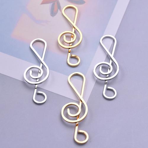 Stainless Steel Pendants, 304 Stainless Steel, Music Note, plated, DIY, more colors for choice, Sold By PC