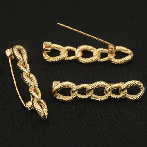 Brass Καρφίτσα Ευρήματα, Ορείχαλκος, DIY, 36x8.70mm, Sold Με PC