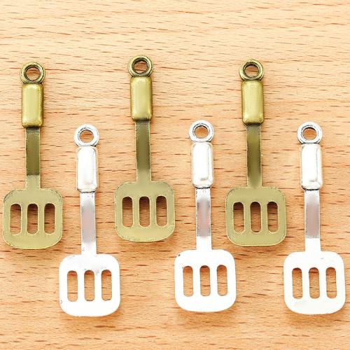 Zinc Alloy Tool Pendants Shovel plated DIY Sold By Bag