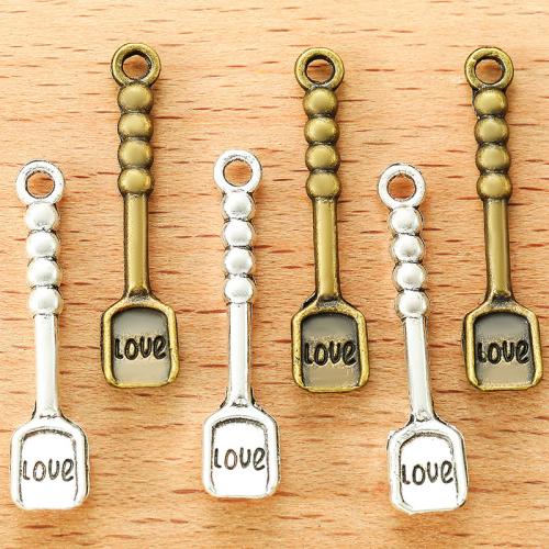 Zinklegering Tool Hangers, Zinc Alloy, Schop, plated, DIY, meer kleuren voor de keuze, 30x7mm, 100pC's/Bag, Verkocht door Bag