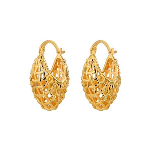 Brass Leverback Earring, plated, for woman, more colors for choice, 26x17mm, Sold By Pair