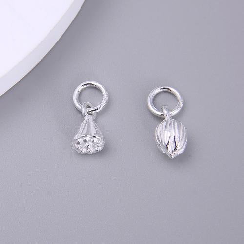 925 Sterling Silver Privjesak, možete DIY & različitih stilova za izbor, srebro, Prodano By PC