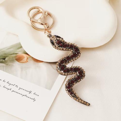 Tibetan Style Key Clasp, Snake, Unisex, more colors for choice, 40x100mm, Sold By PC