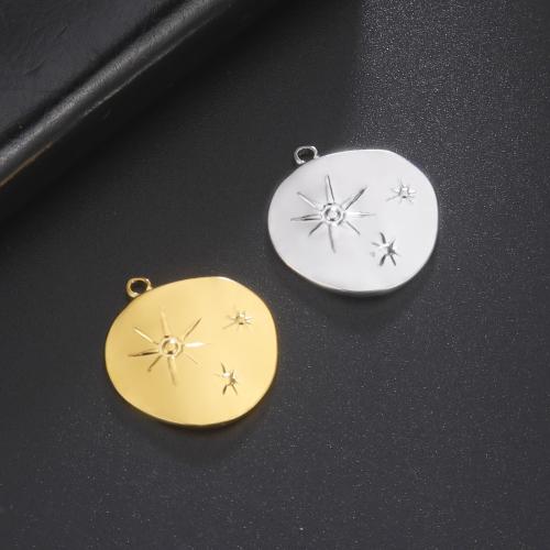 Stainless Steel Pendants, 304 Stainless Steel, fashion jewelry & Unisex, more colors for choice, 24x22.80mm, Sold By PC