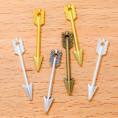 Zinc Alloy Pendants Arrow plated DIY Sold By Bag