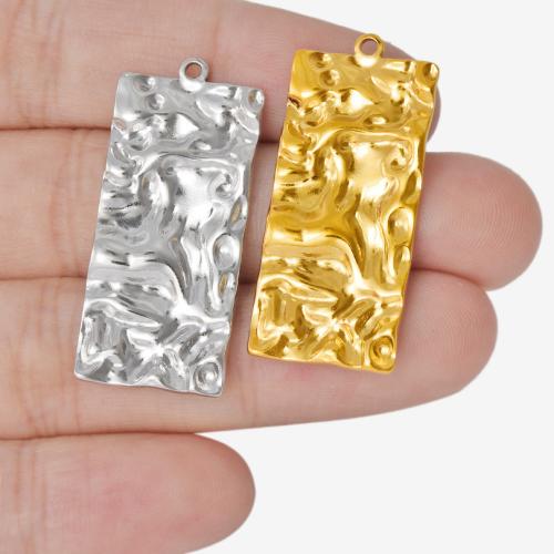 Stainless Steel Pendants, 304 Stainless Steel, plated, DIY, more colors for choice, 15x34mm, Sold By PC