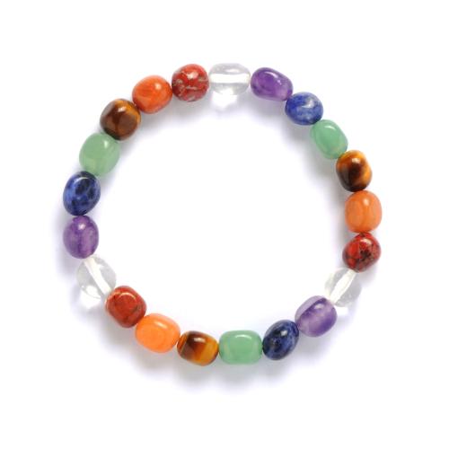 Gemstone Bracelet, Nuggets, fashion jewelry & Unisex, Length:Approx 7.5 Inch, Sold By PC