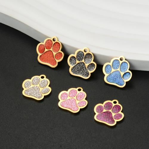 Stainless Steel Pendants, 304 Stainless Steel, Claw, DIY & enamel, more colors for choice, 15x15mm, 5PCs/Bag, Sold By Bag