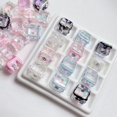 Acrylic Jewelry Beads, DIY, more colors for choice, 15mm, 5PCs/Bag, Sold By Bag