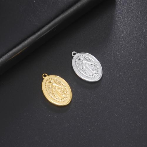 Stainless Steel Pendants, 304 Stainless Steel, fashion jewelry & Unisex, more colors for choice, 23.50x15mm, Sold By PC