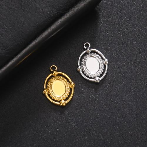 Stainless Steel Pendants, 304 Stainless Steel, fashion jewelry & Unisex, more colors for choice, 21.30x15.90mm, Sold By PC