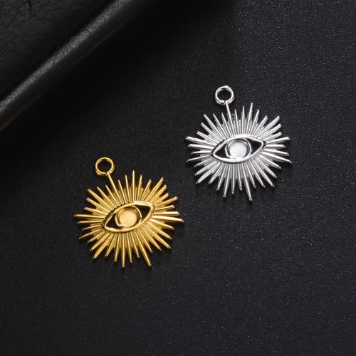 Stainless Steel Pendants, 304 Stainless Steel, fashion jewelry & Unisex, more colors for choice, 21.50x18mm, Sold By PC