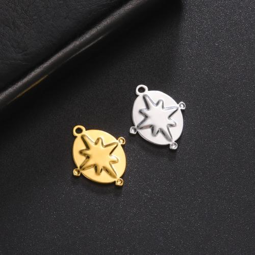 Stainless Steel Pendants, 304 Stainless Steel, fashion jewelry & Unisex, more colors for choice, 21.80x17.70mm, Sold By PC