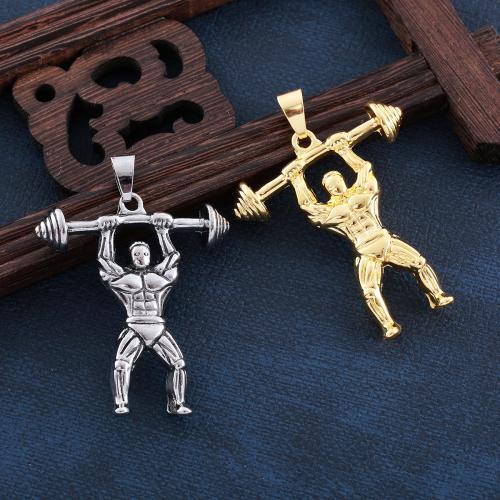 Tibetan Style Pendants, plated, DIY, more colors for choice, nickel, lead & cadmium free, 45x53mm, Sold By PC