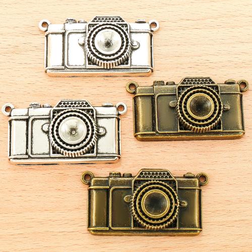 Zinc Alloy Pendants Camera plated DIY Sold By Bag