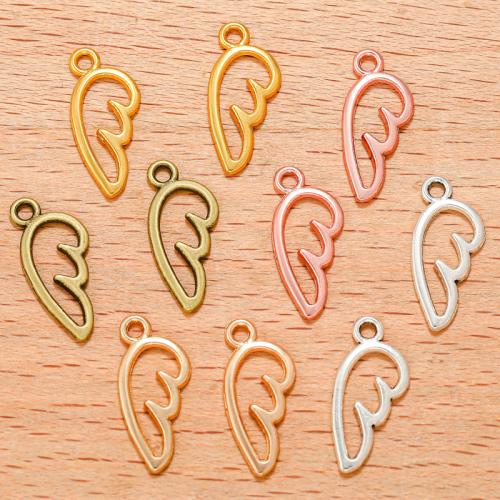 Wing Shaped Tibetan Style Pendants, plated, DIY, more colors for choice, 16.50x7mm, 100PCs/Bag, Sold By Bag