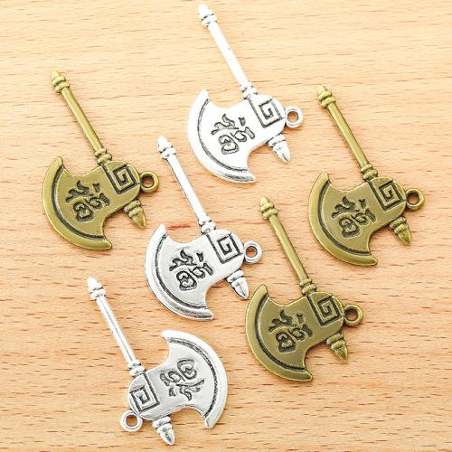 Zinc Alloy Tool Pendants Axe plated DIY Sold By Bag