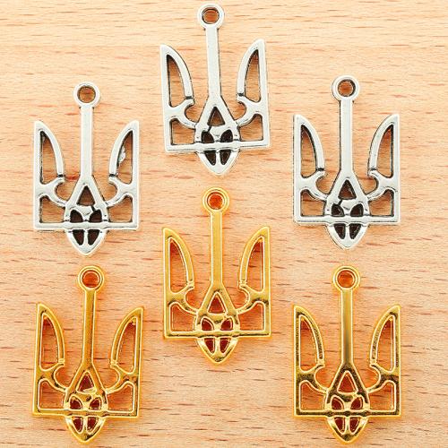 Zinc Alloy Pendants Badge plated DIY Sold By Bag