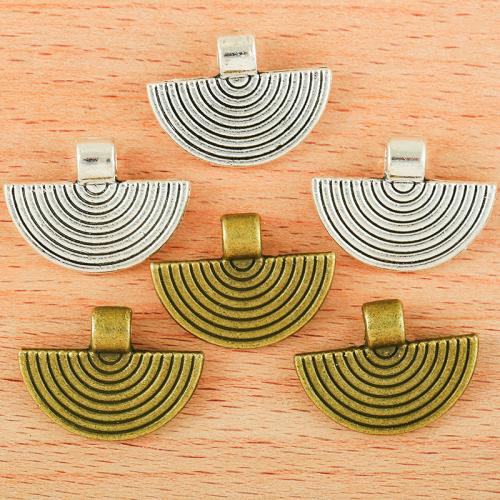 Zinc Alloy Pendants Fan plated DIY Sold By Bag