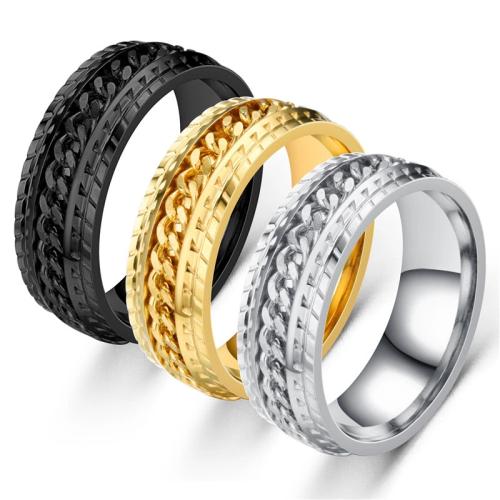 Edelstahl Ringe, 304 Edelstahl, Modeschmuck & unisex & verschiedene Größen vorhanden, keine, verkauft von PC