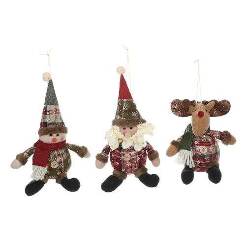 Velveteen Christmas Doll with PE Foam & Christmas Design Sold By PC