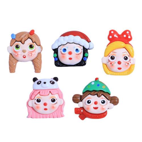 Mobile Phone DIY Decoration, Resin, Girl, different size for choice, more colors for choice, Approx 100PCs/Bag, Sold By Bag