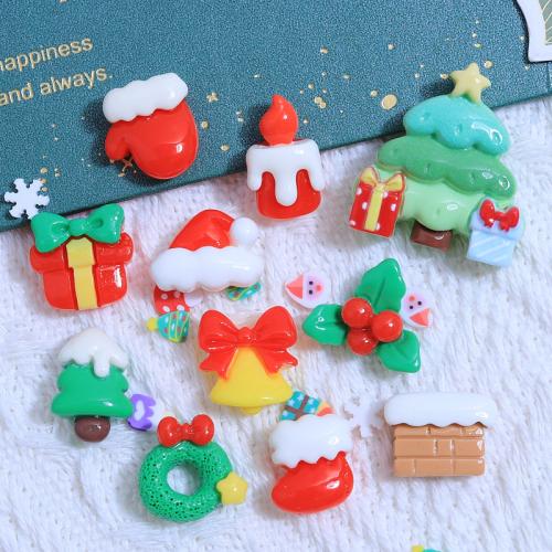 Mobile Phone DIY Decoration Resin & Christmas Design Approx Sold By Bag